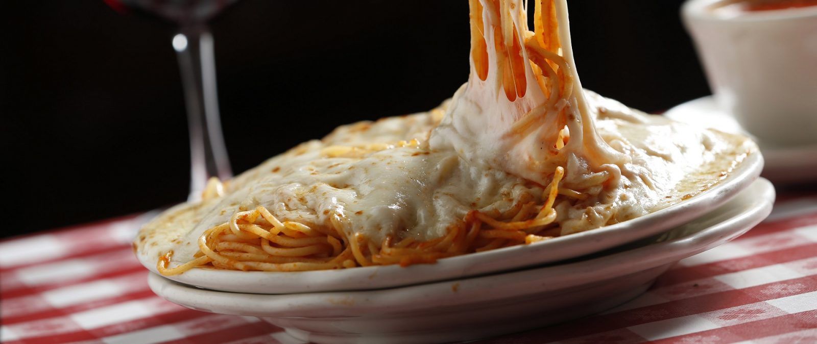 Spaghettipalm van de chef